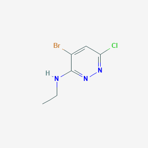 4-Bromo-6-chloro-N-ethylpyridazin-3-amine