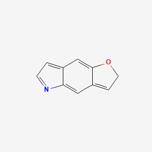 molecular formula C10H7NO B13111397 2H-Furo[2,3-F]indole CAS No. 38242-43-2