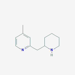 4-Methyl-2-(piperidin-2-ylmethyl)pyridine