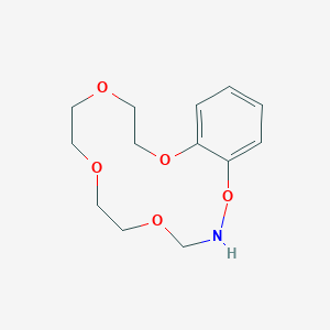 molecular formula C13H19NO5 B13111416 Benzoaza-15-crown-5 