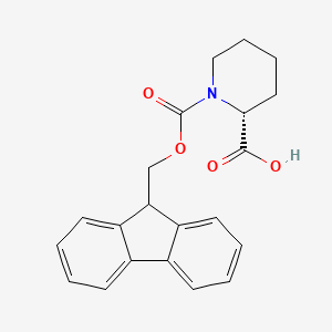 molecular formula C21H21NO4 B1311144 (r)-1-(((9H-芴-9-基)甲氧羰基)哌啶-2-羧酸 CAS No. 101555-63-9