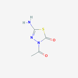 3-acetyl-5-amino-1,3,4-thiadiazol-2(3H)-one