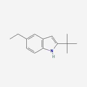 molecular formula C14H19N B1311146 2-tert-butyl-5-ethyl-1H-indole 