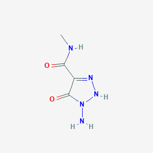 1-Amino-5-hydroxy-N-methyl-1H-1,2,3-triazole-4-carboxamide