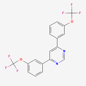 4,6-Bis(3-(trifluoromethoxy)phenyl)pyrimidine