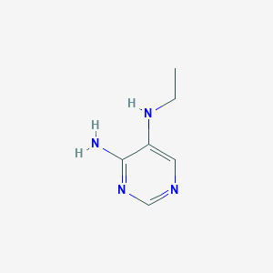 molecular formula C6H10N4 B13111604 N5-ethylpyrimidine-4,5-diamine 