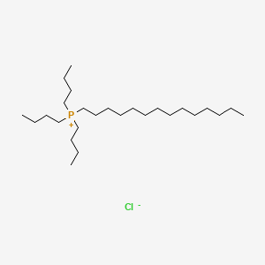 B1311163 Tributyltetradecylphosphonium chloride CAS No. 81741-28-8
