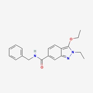 N-Benzyl-3-ethoxy-2-ethyl-2H-indazole-6-carboxamide