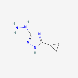 5-Cyclopropyl-3-hydrazono-2,3-dihydro-1H-1,2,4-triazole