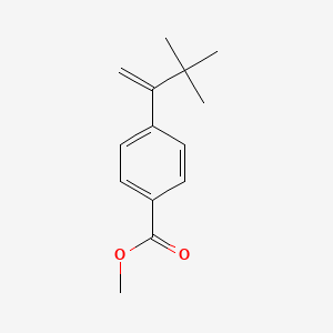 Benzoicacid,4-(2,2-dimethyl-1-methylenepropyl)-,methylester