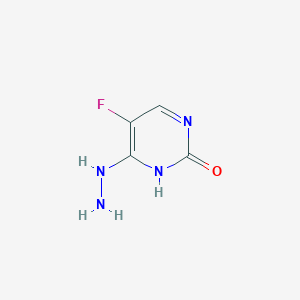 5-Fluoro-4-hydrazinylpyrimidin-2(1H)-one