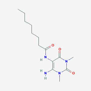 n-(6-Amino-1,3-dimethyl-2,4-dioxo-1,2,3,4-tetrahydropyrimidin-5-yl)octanamide