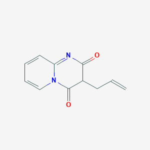 molecular formula C11H10N2O2 B13111815 3-(Prop-2-en-1-yl)-2H-pyrido[1,2-a]pyrimidine-2,4(3H)-dione CAS No. 36861-60-6