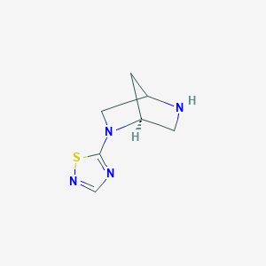 5-((1S)-2,5-Diazabicyclo[2.2.1]heptan-2-yl)-1,2,4-thiadiazole