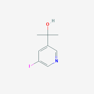 2-(5-Iodopyridin-3-yl)propan-2-ol