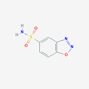 molecular formula C6H5N3O3S B13111852 1,2,3-Benzoxadiazole-5-sulfonamide CAS No. 65072-46-0