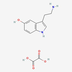 molecular formula C12H14N2O5 B1311186 5-Hydroxytryptamine oxalate salt CAS No. 6662-07-3