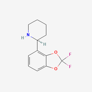 (2S)-2-(2,2-difluoro-1,3-benzodioxol-4-yl)piperidine