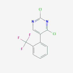 2,4-Dichloro-5-(2-(trifluoromethyl)phenyl)pyrimidine