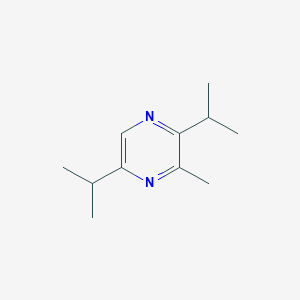 molecular formula C11H18N2 B13111924 2,5-Diisopropyl-3-methylpyrazine CAS No. 74152-24-2