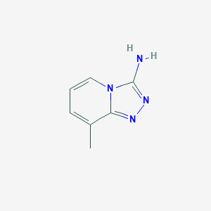 molecular formula C7H8N4 B13111932 8-Methyl-[1,2,4]triazolo[4,3-a]pyridin-3-amine CAS No. 4926-25-4