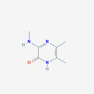 5,6-Dimethyl-3-(methylamino)pyrazin-2-ol