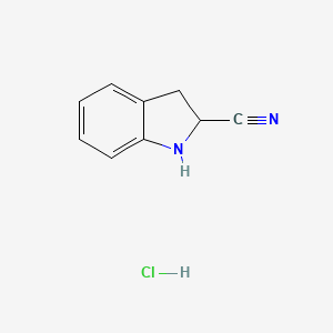 Indoline-2-carbonitrile hydrochloride