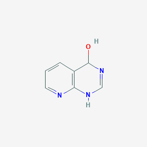 molecular formula C7H7N3O B13112018 1,4-Dihydropyrido[2,3-d]pyrimidin-4-ol CAS No. 205926-59-6