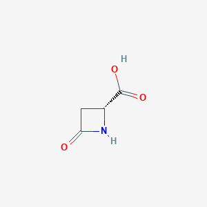 molecular formula C4H5NO3 B1311207 (2R)-4-Oxoazetidine-2-carboxylic acid CAS No. 62860-12-2