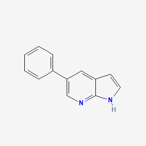 molecular formula C13H10N2 B1311210 5-苯基-1H-吡咯并[2,3-b]吡啶 CAS No. 611205-38-0