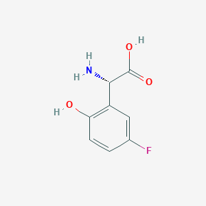 (S)-2-Amino-2-(5-fluoro-2-hydroxyphenyl)aceticacid