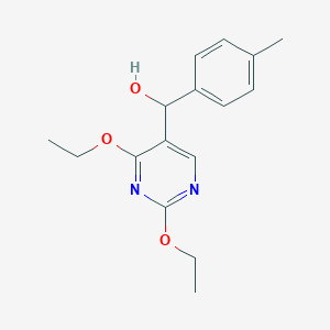 (2,4-Diethoxypyrimidin-5-yl)-(4-methylphenyl)methanol