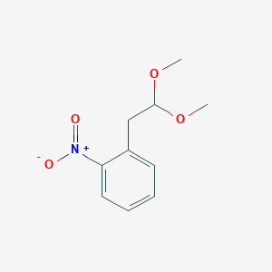 molecular formula C10H13NO4 B1311213 1-(2,2-Dimethoxyethyl)-2-nitrobenzene CAS No. 79844-33-0