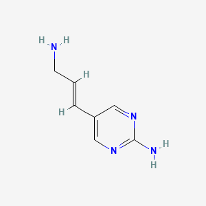 (E)-5-(3-Aminoprop-1-en-1-yl)pyrimidin-2-amine