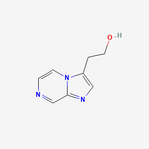 2-{Imidazo[1,2-a]pyrazin-3-yl}ethan-1-ol