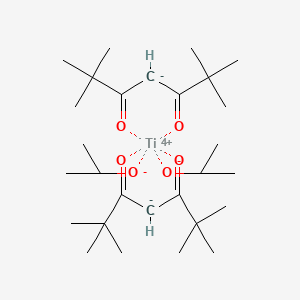 Propan-2-olate;2,2,6,6-tetramethylheptane-3,5-dione;titanium(4+)