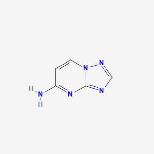 molecular formula C5H5N5 B13112213 [1,2,4]Triazolo[1,5-a]pyrimidin-5-amine 