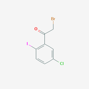 2-Bromo-1-(5-chloro-2-iodophenyl)ethanone