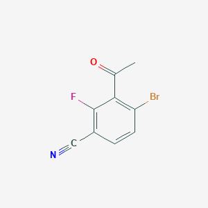 3-Acetyl-4-bromo-2-fluorobenzonitrile