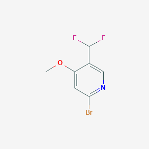 2-Bromo-5-(difluoromethyl)-4-methoxypyridine