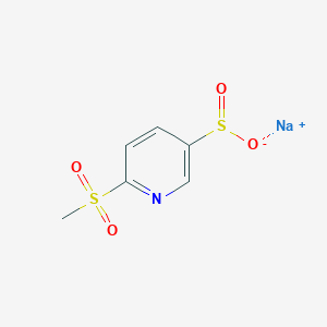 Sodium 6-methanesulfonylpyridine-3-sulfinate