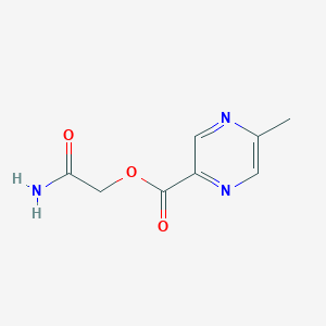 2-Amino-2-oxoethyl 5-methylpyrazine-2-carboxylate