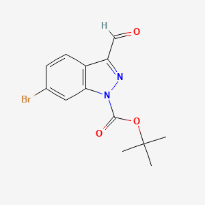 tert-butyl 6-bromo-3-formyl-1H-indazole-1-carboxylate