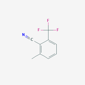 molecular formula C9H6F3N B13112400 2-Methyl-6-(trifluoromethyl)benzonitrile 