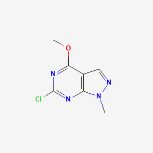 6-Chloro-4-methoxy-1-methyl-1H-pyrazolo[3,4-d]pyrimidine