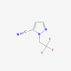 1-(2,2,2-Trifluoroethyl)-1H-pyrazole-5-carbonitrile