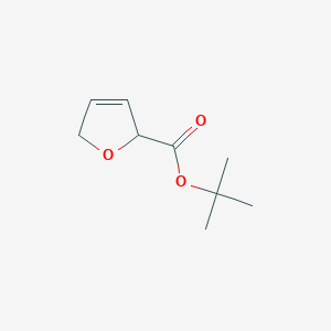 molecular formula C9H14O3 B13112443 tert-Butyl2,5-dihydrofuran-2-carboxylate 