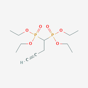 molecular formula C12H24O6P2 B13112503 Tetraethyl (but-3-yne-1,1-diyl)bisphosphonate 