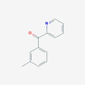 molecular formula C13H11NO B1311252 2-(3-甲基苯甲酰)吡啶 CAS No. 59576-24-8