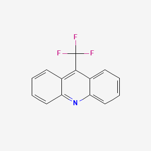 molecular formula C14H8F3N B13112534 9-(Trifluoromethyl)acridine 